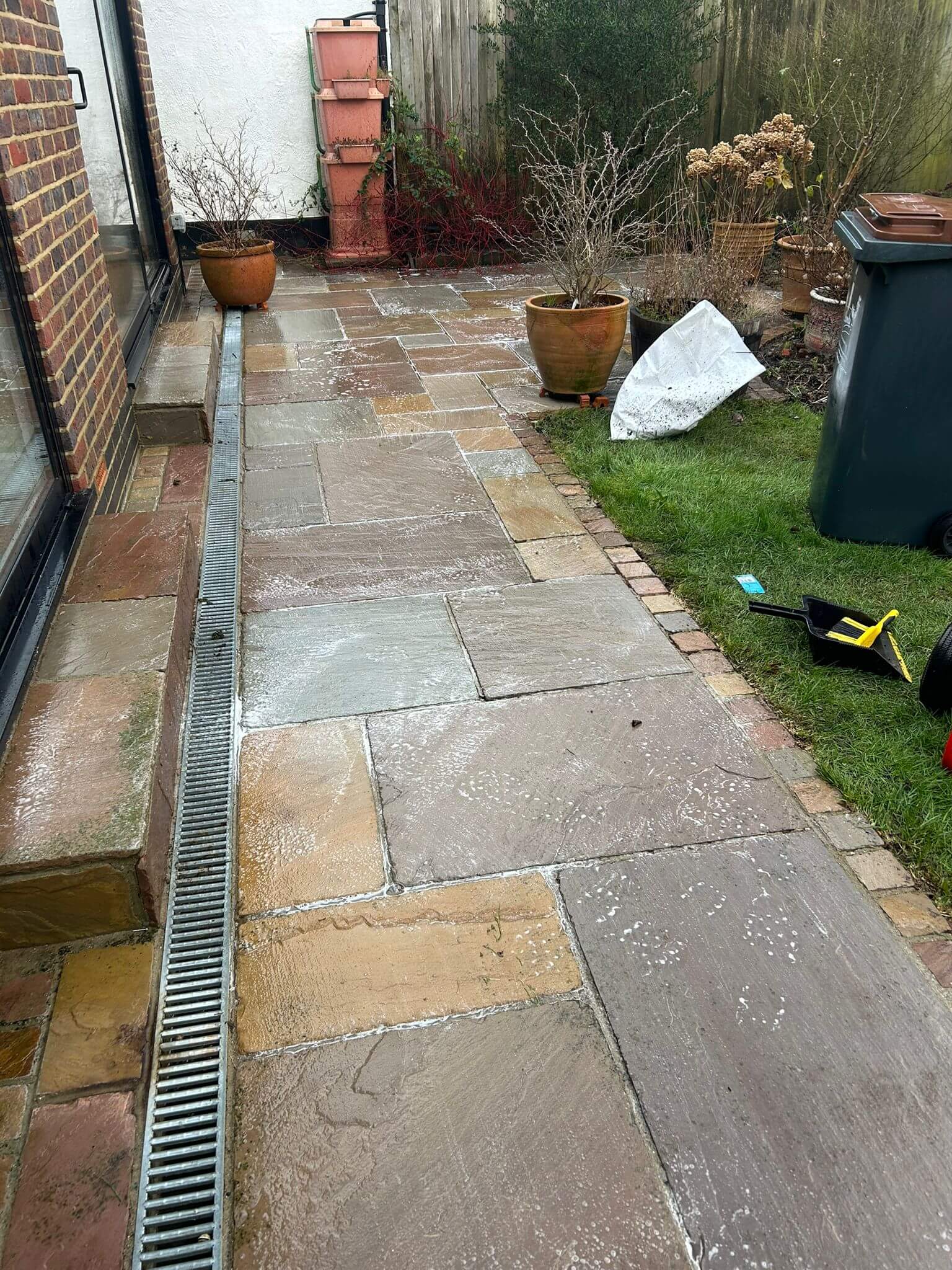 clean patio