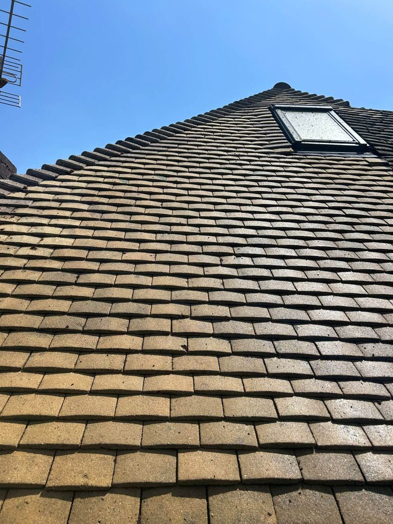 after roof clean